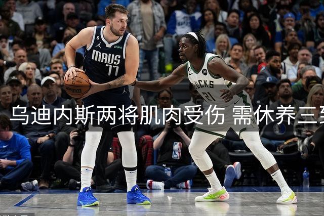 乌迪内斯两将肌肉受伤 需休养三到四周